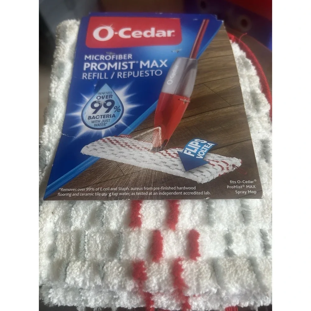 O-Cedar ProMist MAX Microfiber Spray Mop Refill NIP